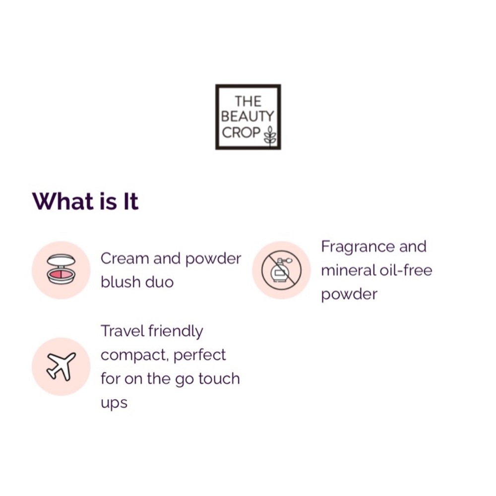 new The Beauty Crop ♥︎ Blush Cream + Powder Duo ♥︎ Mauvelous ♥︎ - Picture 8 of 16